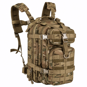 Small Military Tactical Backpack 30L Assault Backpack Tactical Bag for Outdoor,Hiking, Camping Travel (Color: Camo)