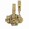 Tactical Drop Leg Holster for Right or Left Hand, Adjustable Thigh Holster with Utility Pouches and Secure Retention Straps