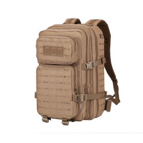 Small Tactical Backpack Assault Pack 40L Military Backpack with Molle for Hiking Hunting Rucksack Trekking (Color: Tan)